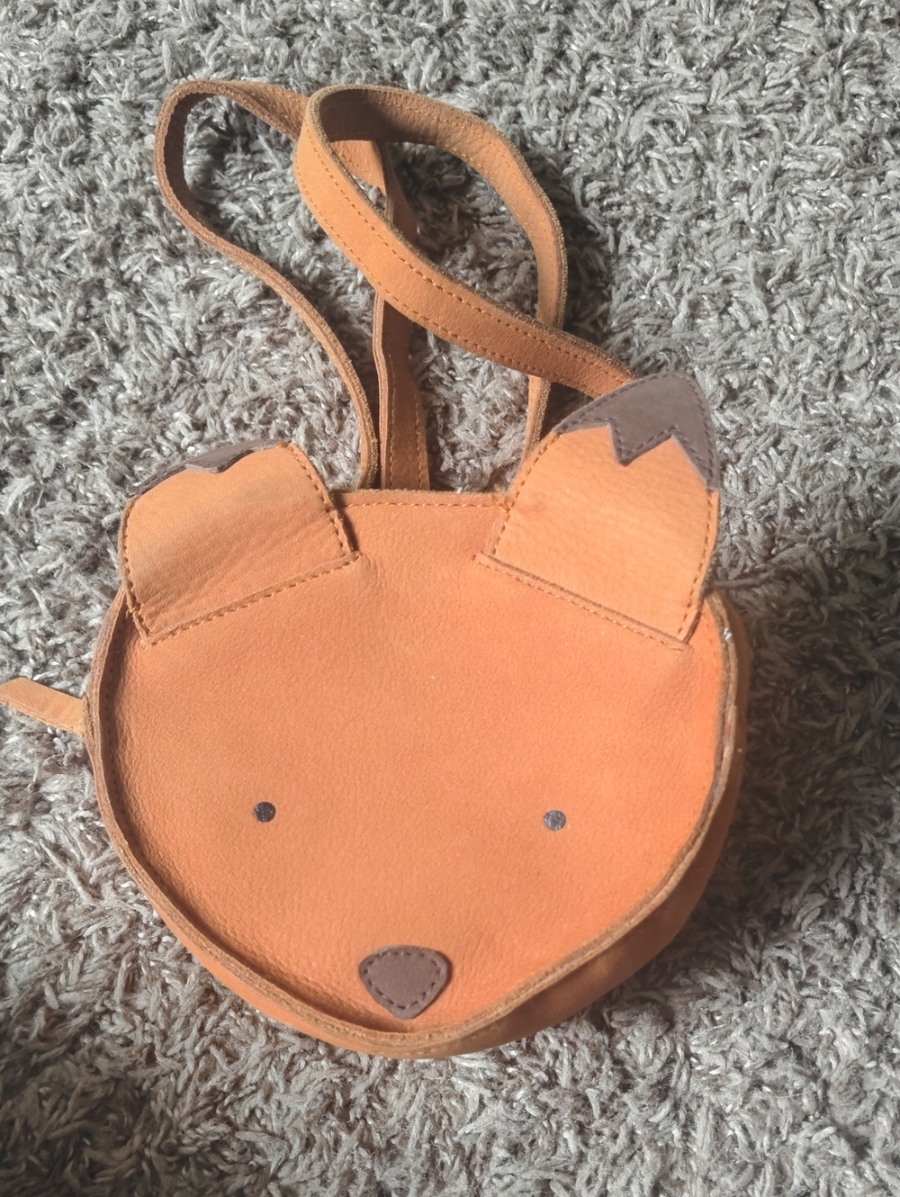 Kids Fox Face Mini Kid's Bag - Orange